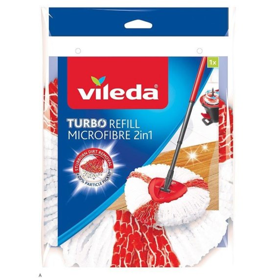 VILEDA Wkład do mopa obrotowego Easy Wring and Clean Turbo 2w1 (11506 ...